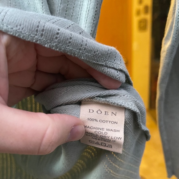 Doen Pointelle Tee - Picture 5 of 10